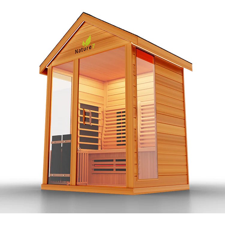 Medical Sauna Nature 7 Sauna - 4 Person Outdoor Infrared Sauna