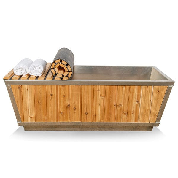 Dundalk Leisurecraft - The Glacier Plunge Tub - Knotty Red Cedar