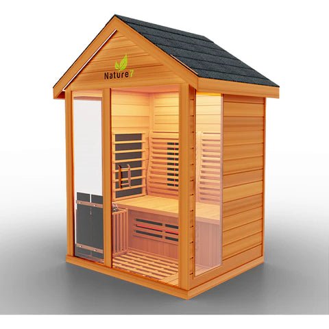 Medical Sauna Nature 7 Sauna - 4 Person Outdoor Infrared Sauna