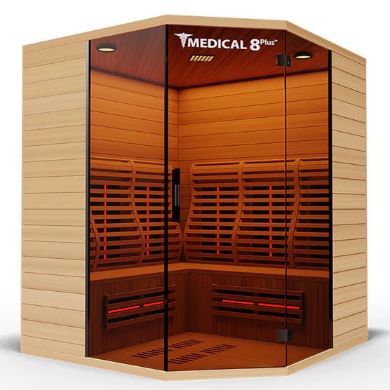 Medical 8 Plus V2 - Ultra Full Spectrum 6 Person Infrared Sauna