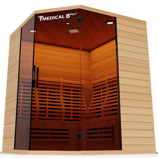 Medical 8 Plus V2 - Ultra Full Spectrum 6 Person Infrared Sauna