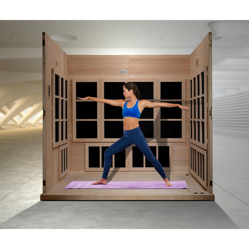 Dynamic Catalonia 8-person Ultra Low EMF (Under 3MG) FAR Infrared Yoga Sauna