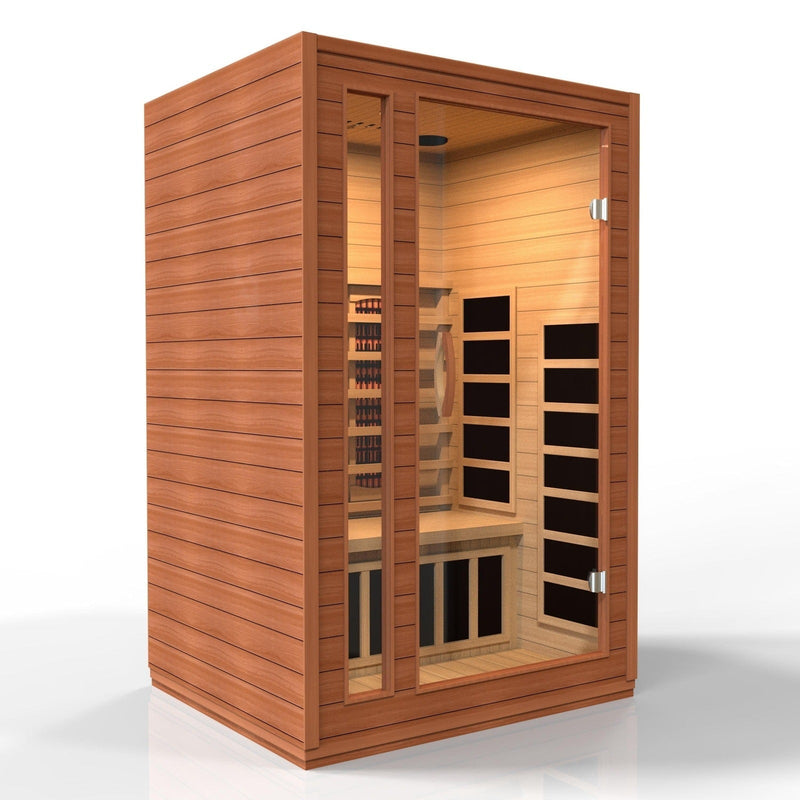 Dynamic Cordoba 2-Person Full Spectrum Near Zero EMF (Under 2MG) Infrared Sauna