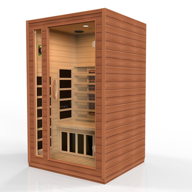 Dynamic Cordoba 2-Person Full Spectrum Near Zero EMF (Under 2MG) Infrared Sauna