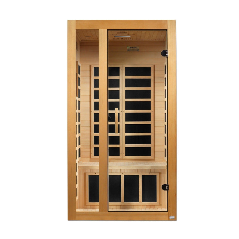 Dynamic Gracia 1-2-person Low EMF (Under 8MG) FAR Infrared Sauna - DYN‐6119‐01