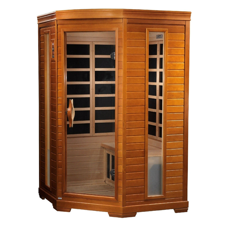 Dynamic Heming 2-person Corner Low EMF (Under 8MG) FAR Infrared Sauna