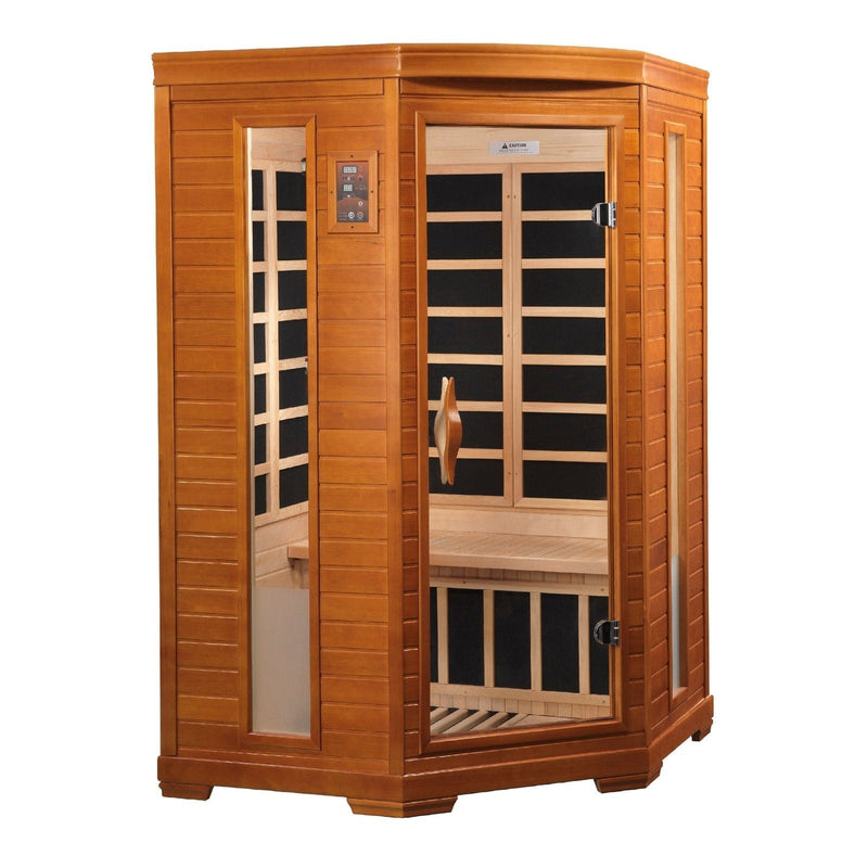 Dynamic Heming 2-person Corner Low EMF (Under 8MG) FAR Infrared Sauna