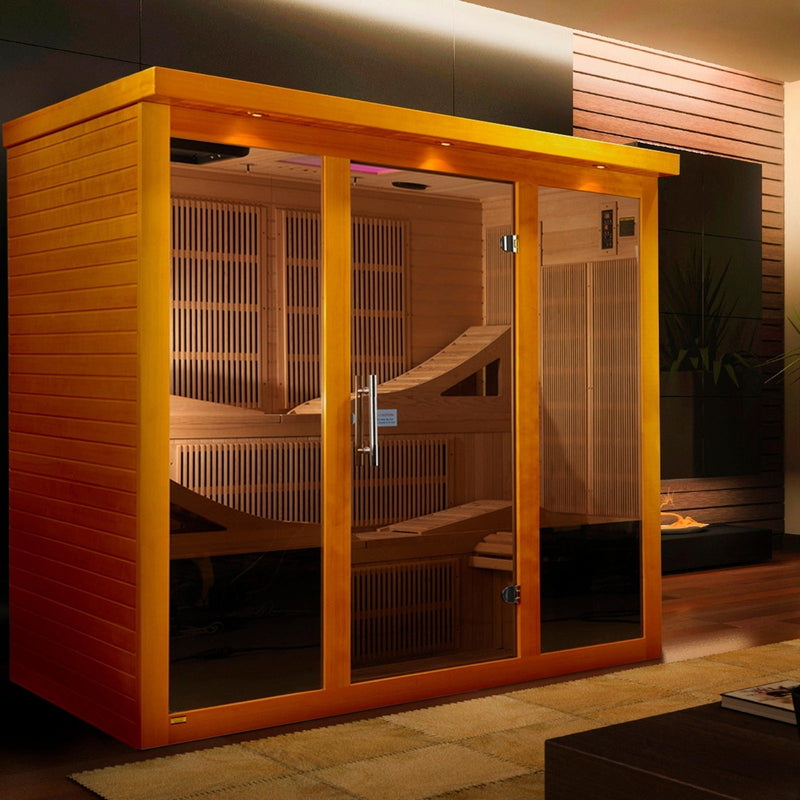 Dynamic Monaco 6-person Ultra Low EMF (Under 3MG) FAR Infrared Sauna