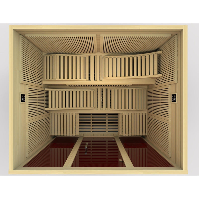 Dynamic Monaco 6-person Ultra Low EMF (Under 3MG) FAR Infrared Sauna