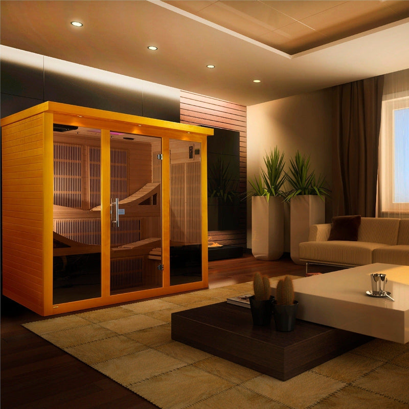 Dynamic Monaco 6-person Ultra Low EMF (Under 3MG) FAR Infrared Sauna