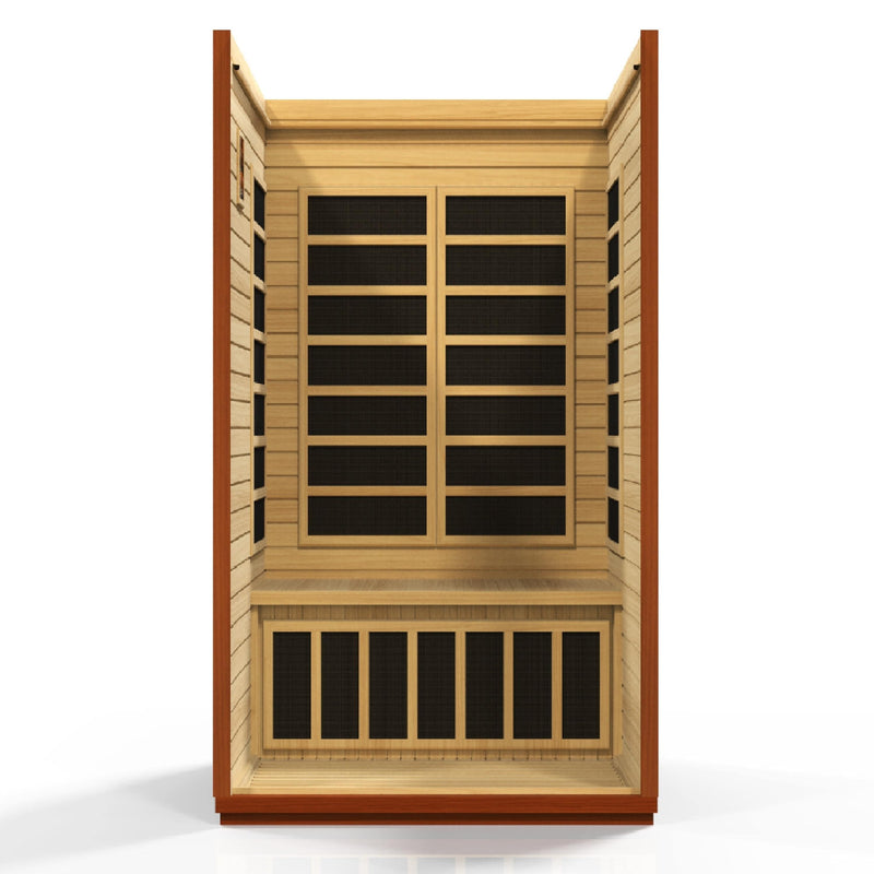 Dynamic San Marino 2-person Low EMF (Under 8MG) FAR Infrared Sauna - DYN-6206-01