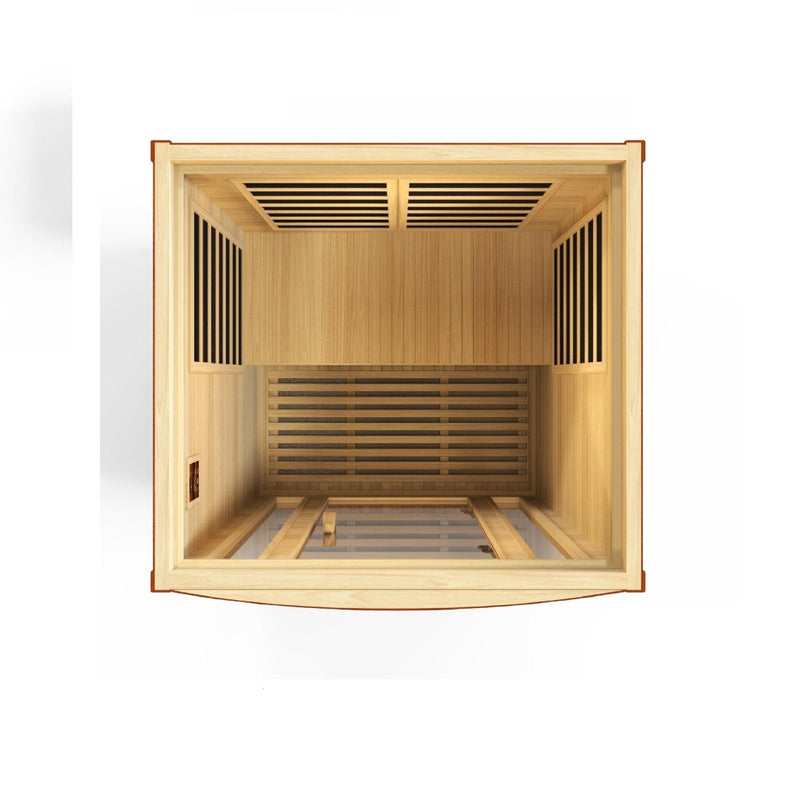 Dynamic San Marino 2-person Low EMF (Under 8MG) FAR Infrared Sauna - DYN-6206-01