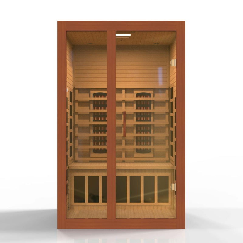 Dynamic Santiago 2-Person Full Spectrum Near Zero EMF (Under 2MG) Infrared Sauna