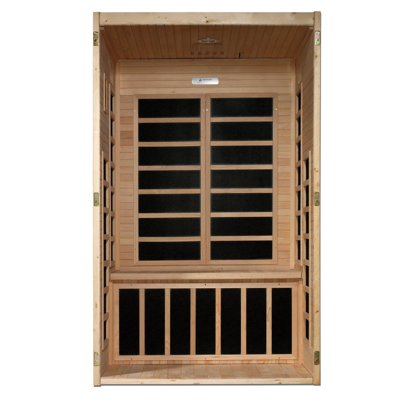 Dynamic Santiago 2-person Low EMF (Under 8MG) FAR Infrared Sauna