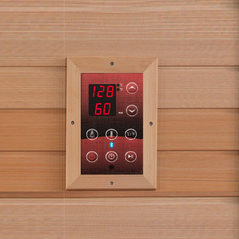 Golden Designs Geneva Elite 1-2-person PureTech™ Near Zero EMF (Under 2MG) FAR Infrared Sauna