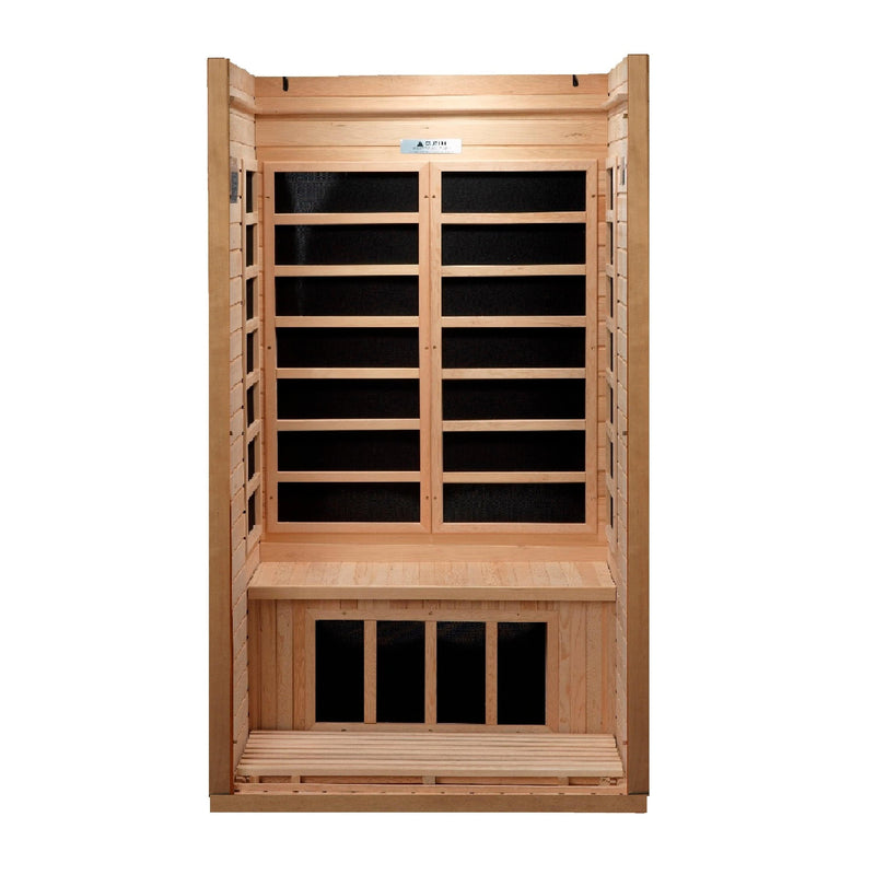 Golden Designs Geneva Elite 1-2-person PureTech™ Near Zero EMF (Under 2MG) FAR Infrared Sauna