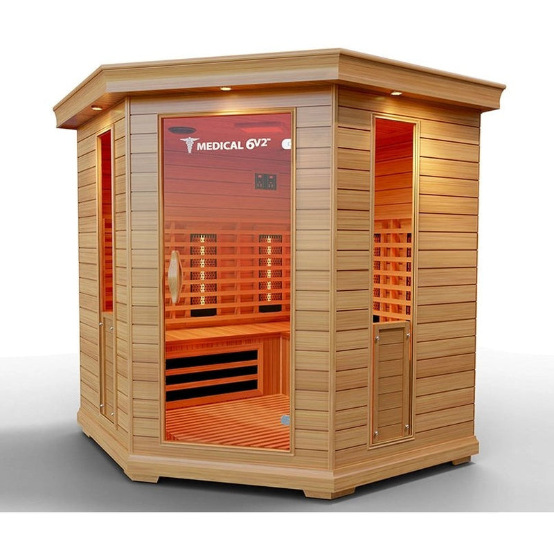 Medical Sauna - Medical 6 Version 2.0 4-6 Person Infrared Sauna