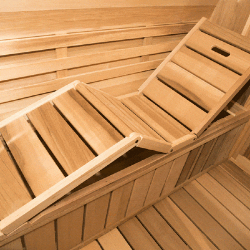 Dundalk Leisurecraft - 7x6 (up to 4 people) Panoramic View Cedar Barrel Saunas - No Porch or Changeroom