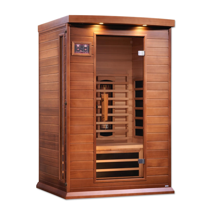 Maxxus 2-Person Full Spectrum Near Zero EMF (Under 2MG) Infrared Sauna (Red Cedar) - MX-M206-01-FS CED