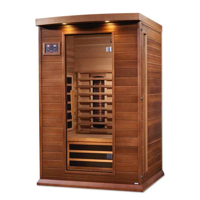 Maxxus 2-Person Full Spectrum Near Zero EMF (Under 2MG) Infrared Sauna (Red Cedar) - MX-M206-01-FS CED