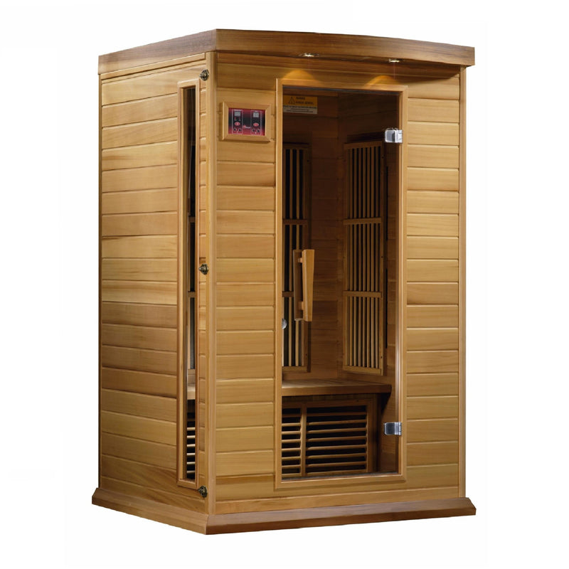 Maxxus 2-Person Low EMF (Under 8MG) FAR Infrared Sauna (Canadian Red Cedar) - MX-K206-01 CED