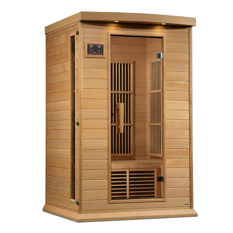 Maxxus 2-Person Near Zero EMF (Under 2MG) FAR Infrared Sauna (Canadian Hemlock) - MX-K206-01-ZF