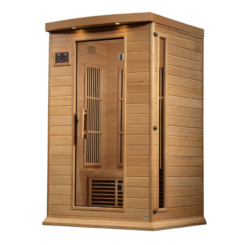 Maxxus 2-Person Near Zero EMF (Under 2MG) FAR Infrared Sauna (Canadian Hemlock) - MX-K206-01-ZF