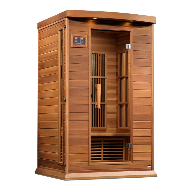 Maxxus 2-Person Near Zero EMF (Under 2MG) FAR Infrared Sauna (Canadian Red Cedar) - MX-M206-01-FS CED