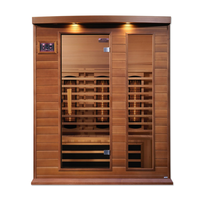 Maxxus 3-Person Full Spectrum Near Zero EMF (Under 2MG) Infrared Sauna (Red Cedar) - MX-M306-01-FS CED