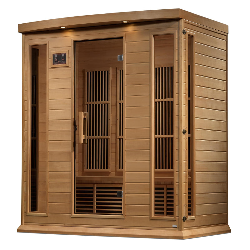 Maxxus 4-Person Near Zero EMF (Under 2MG) FAR Infrared Sauna (Canadian Hemlock) - MX-K406-01-ZF