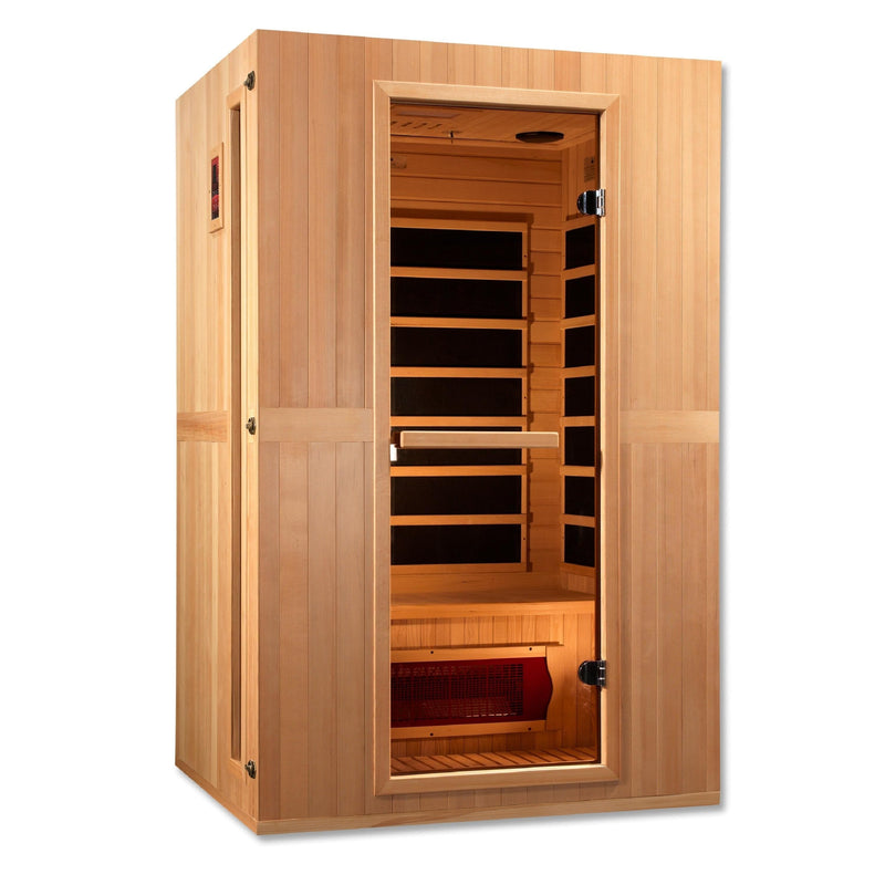 Maxxus Serenity 2-Person Low EMF (Under 8MG) FAR Infrared Sauna (Canadian Hemlock) - MX-LS2-01