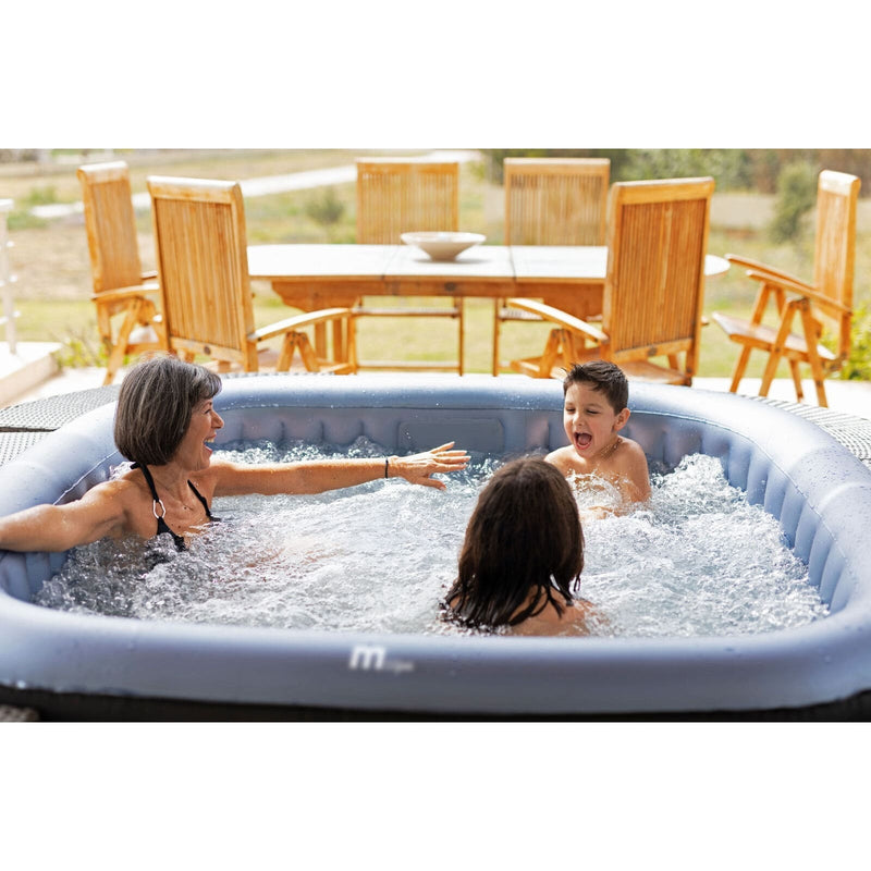 MSPA COMFORT Tekapo 6 Person Square Inflatable Tot Tub Spa