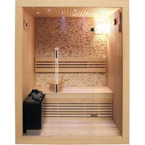 SunRay Westlake Indoor 3 Person Traditional Steam Sauna - 300LX